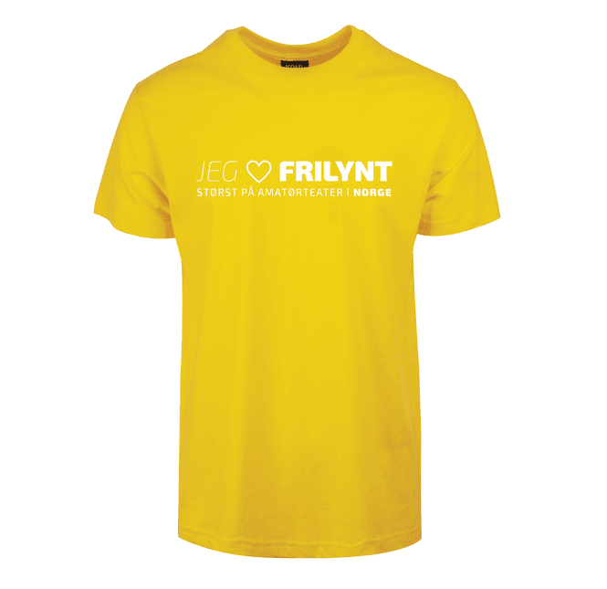 Hovedbilde Frilynt Norge - T-skjorte - Gul