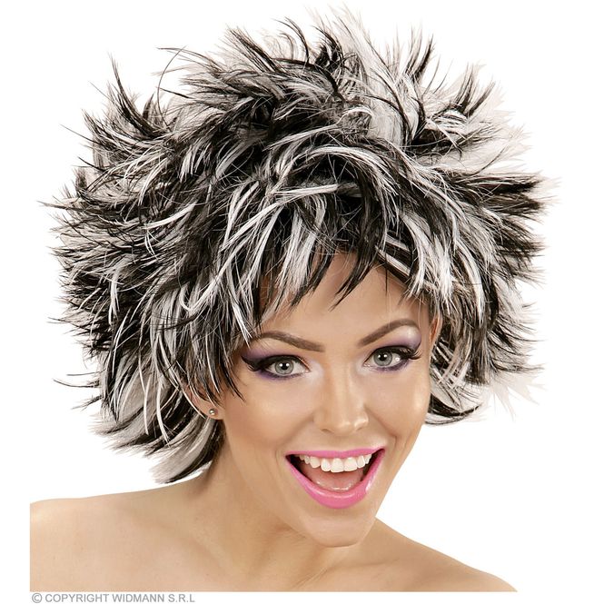 Bilde av Black-White Steamy Wig - 04411